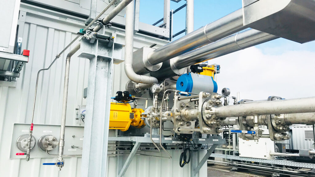 Einbindung Verdichter Ringe Z1 – Anlagenbau von Rohr- und Metallbau Busch