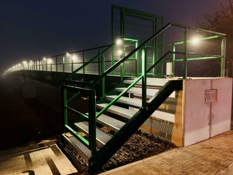 Fuß- und Radwegbrücke zur Kläranlage, Bad Kreuznach 02