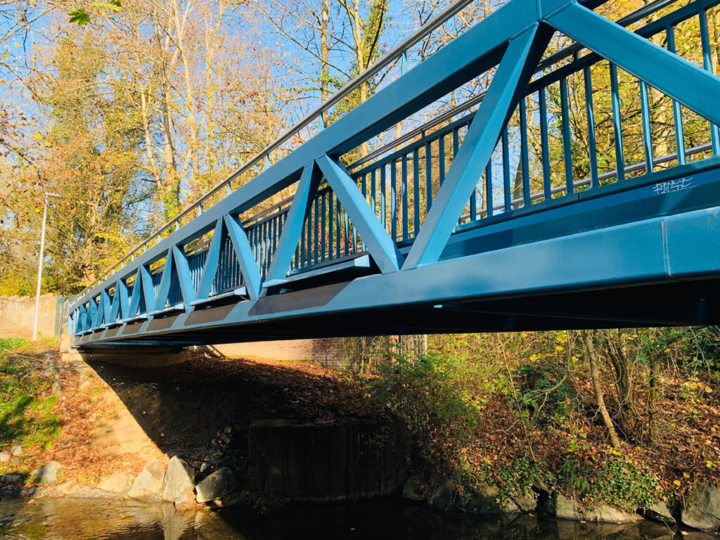 Brücke Erkrath – Stahlbau von Rohr- und Metallbau Busch
