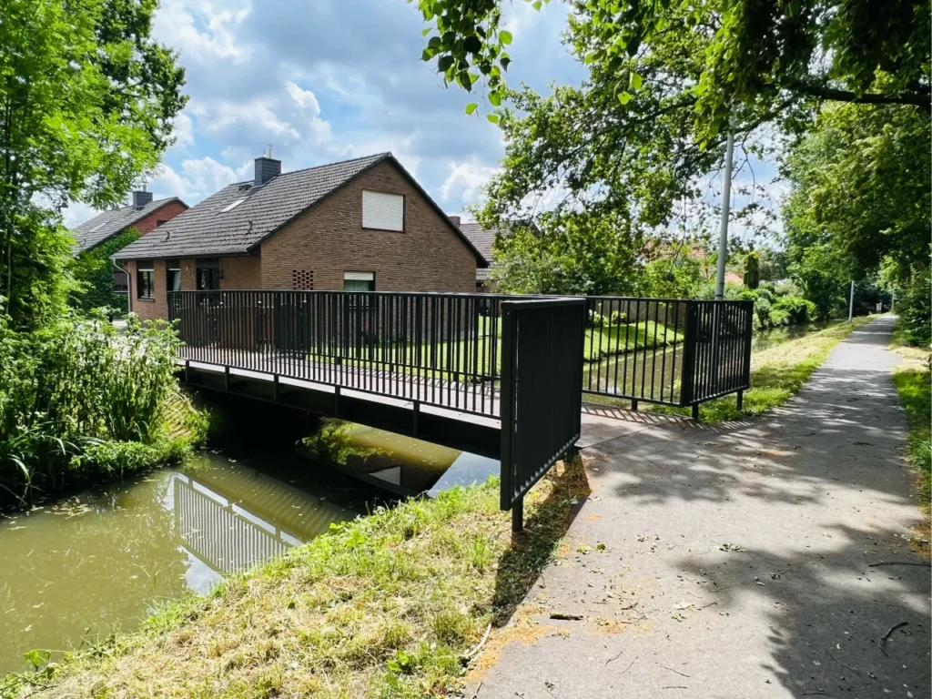 Geh- und Radwegbrücken Nordwalde – Stahlbau von Rohr- und Metallbau Busch