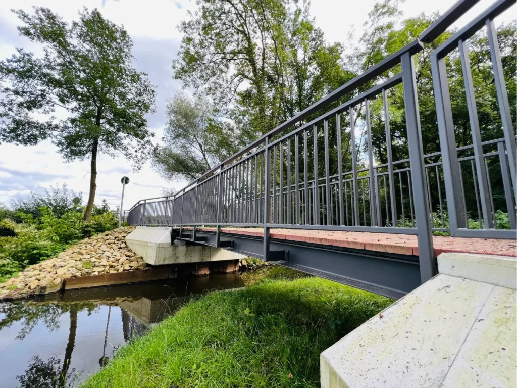 Rohrkampbrücke Dülmen – Stahlbau von Rohr- und Metallbau Busch